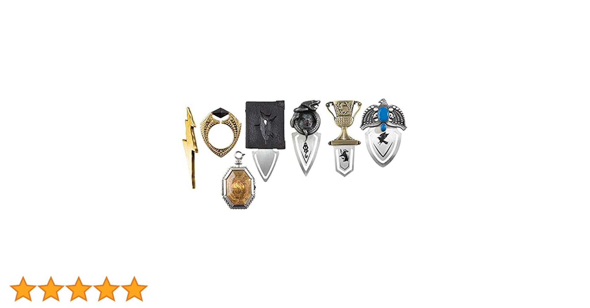 【美品】ハリーポッター ブックマーク　ノーブルコレクション　5種セット　しおり Amazon | しおり ハリーポッター ホグワーツの紋章 | しおり